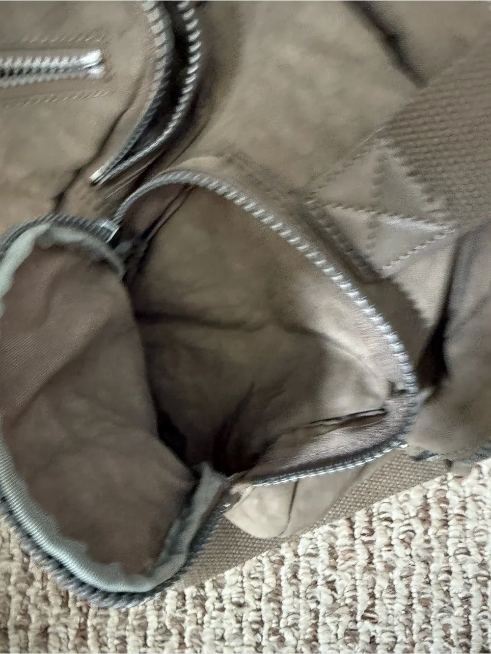 Taupe Kipling Defea Multi-Pocket Women’s Shoulder Bag